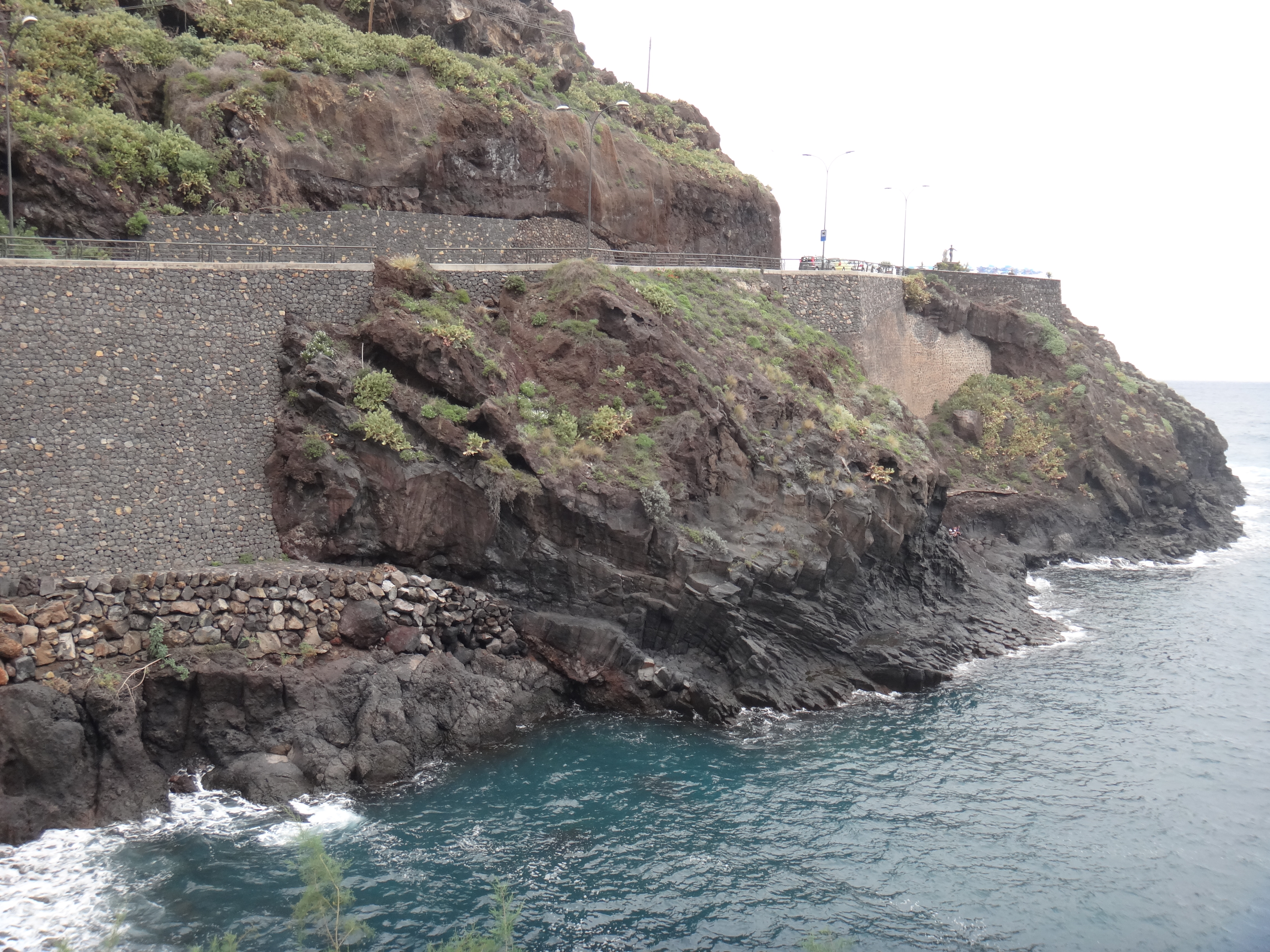Playa del Muelle beach in Tenerife with calm water conditions